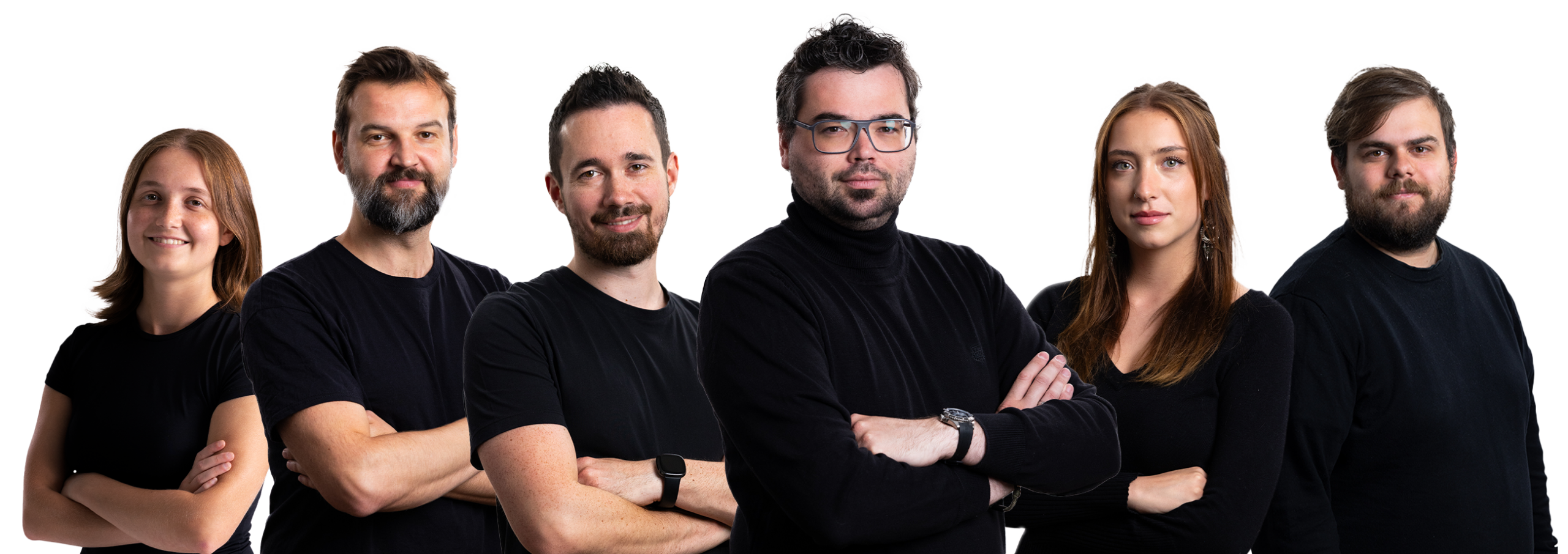 Das Hanki Film Team steht in einer Reihe